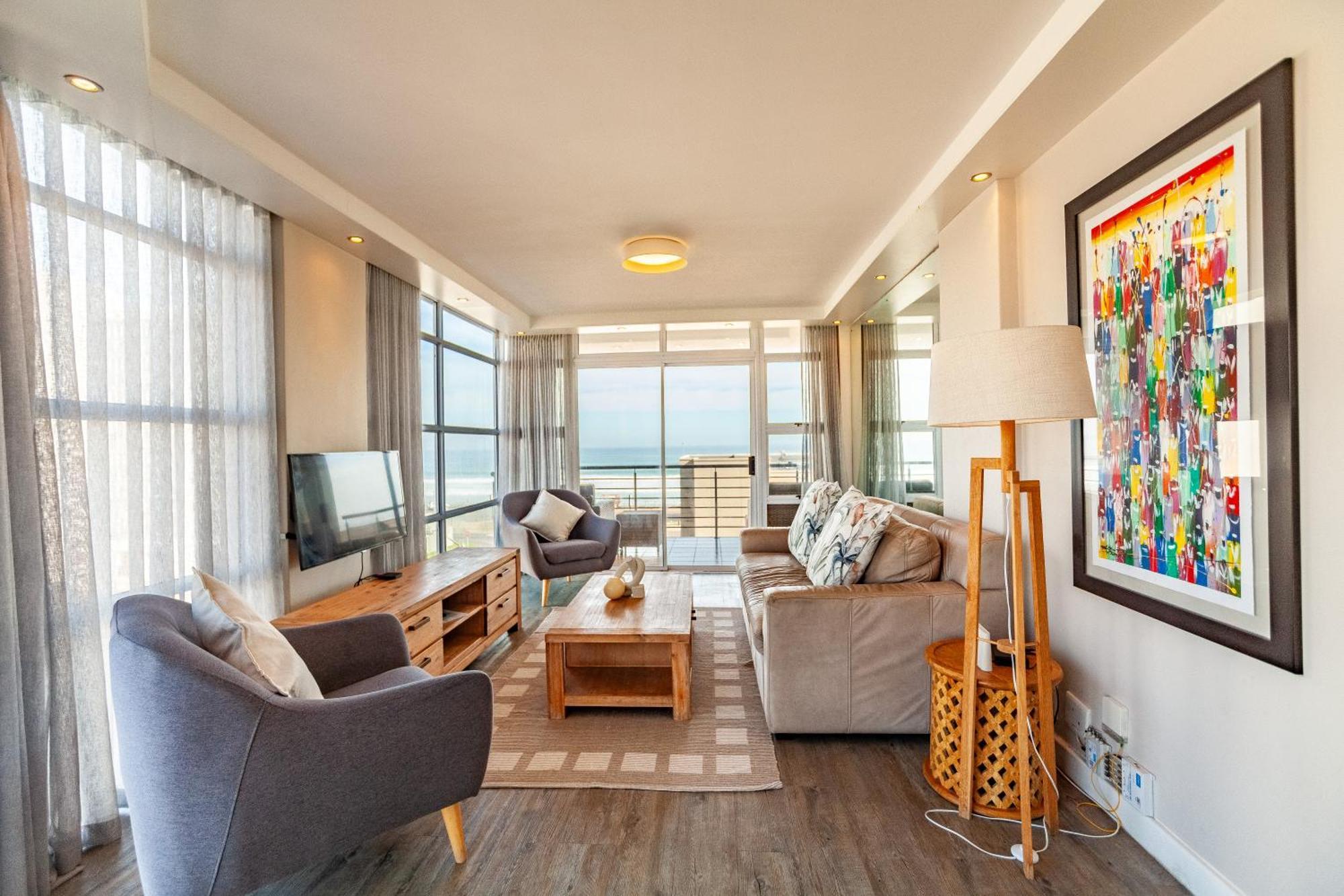 Luxury Ocean View Beachfront 2 Bed Apartment -206 The Waves, Blouberg, Cape Town 布鲁堡史特兰 外观 照片