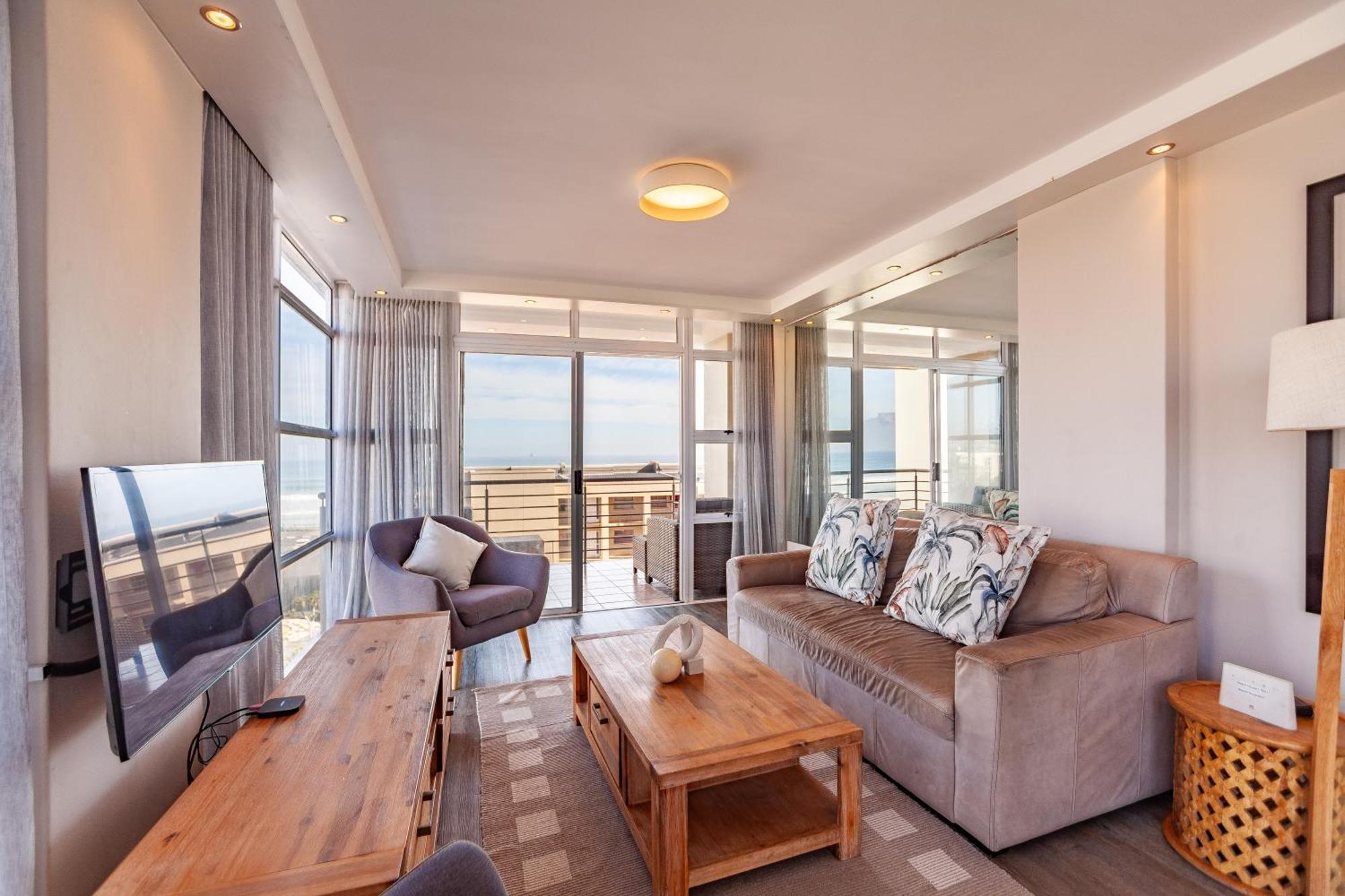 Luxury Ocean View Beachfront 2 Bed Apartment -206 The Waves, Blouberg, Cape Town 布鲁堡史特兰 外观 照片